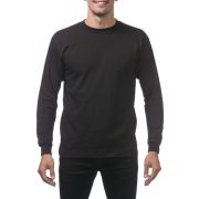 Pro Club Men’s Heavyweight Cotton Long Sleeve Crew Neck T-Shirt