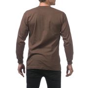 Pro Club Men’s Heavyweight Cotton Long Sleeve Crew Neck T-Shirt