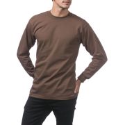 Pro Club Men’s Heavyweight Cotton Long Sleeve Crew Neck T-Shirt