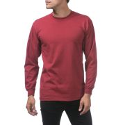 Pro Club Men’s Heavyweight Cotton Long Sleeve Crew Neck T-Shirt