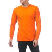 Pro Club Men’s Heavyweight Cotton Long Sleeve Crew Neck T-Shirt