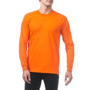 Pro Club Men’s Heavyweight Cotton Long Sleeve Crew Neck T-Shirt