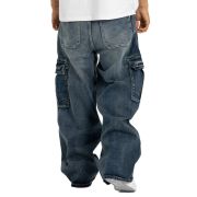 Pro Club Men’s Heavyweight Baggy Fit Denim Cargo Pant