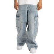 Pro Club Men’s Heavyweight Baggy Fit Denim Cargo Pant