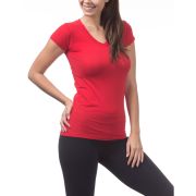 Pro Club Women’s Short Sleeve V-Neck Tee