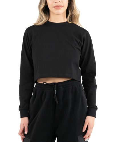 Pro Club Women’s Heavyweight Long Sleeve Crop Top